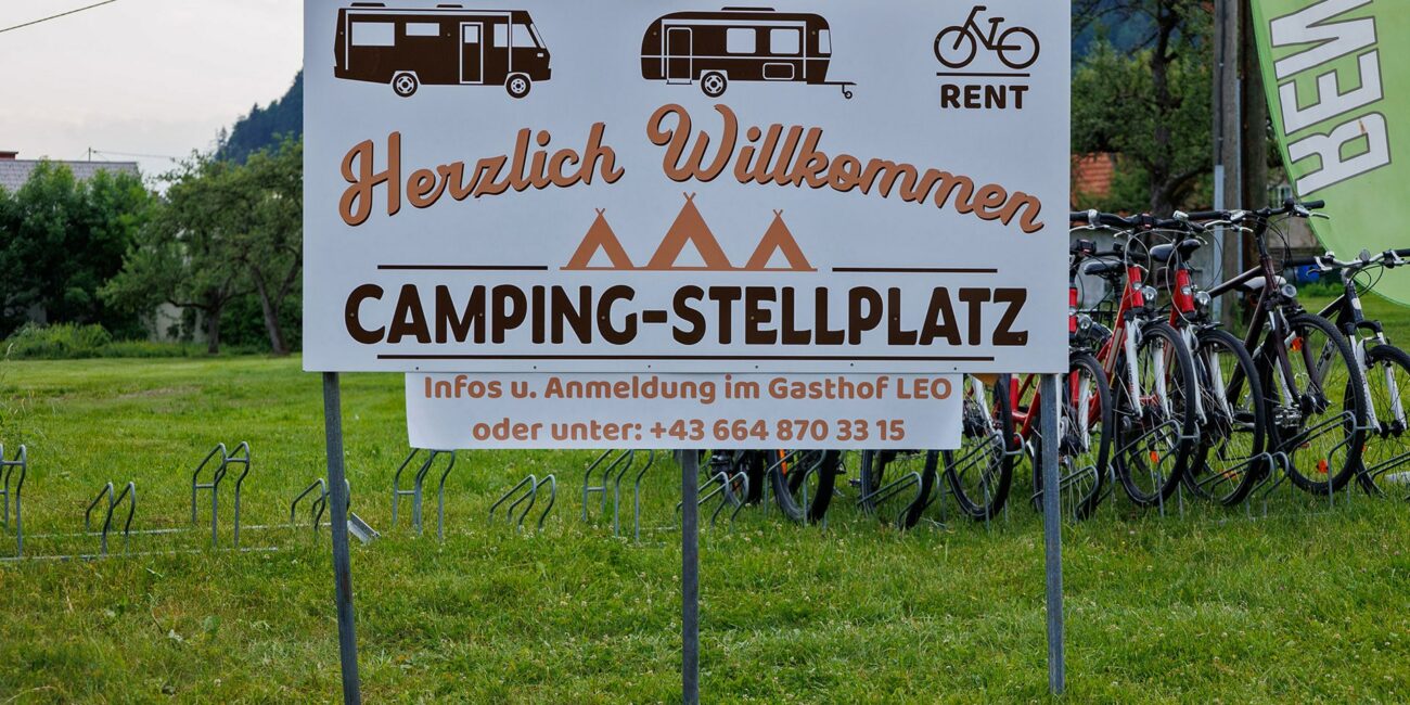 Herzlich Willkommen auf unserem Camping-Stellplatz